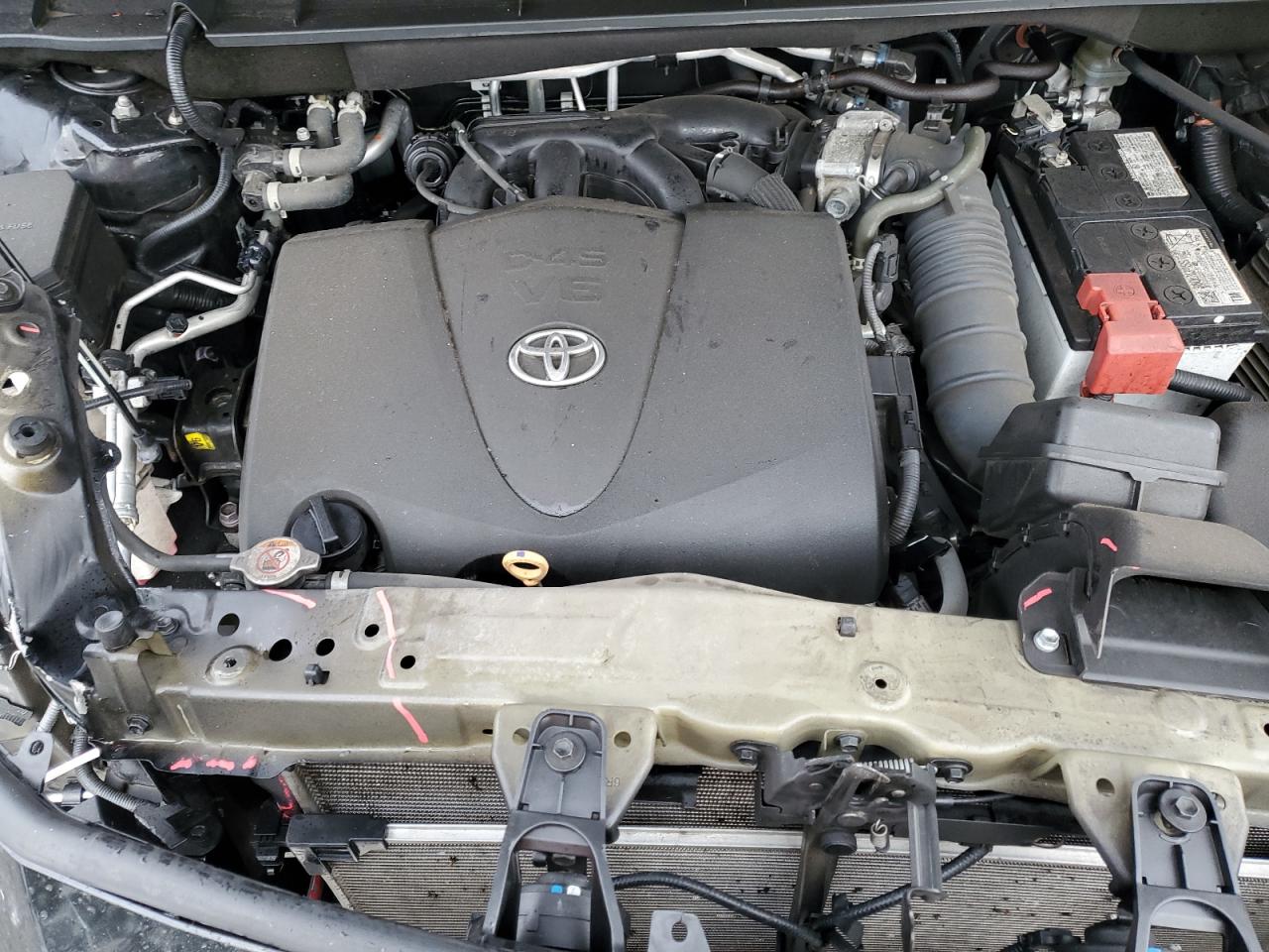 2021 Toyota Highlander VIN 5TDLZRBHXMS153157 Copart auction photo, front end damage thumbnail 12