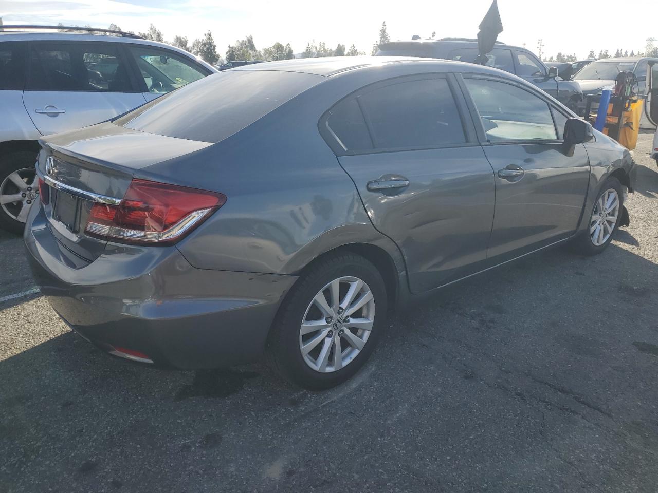 2013 Honda Civic VIN 19XFB2F56DE268180 Copart auction photo, front end damage thumbnail 3