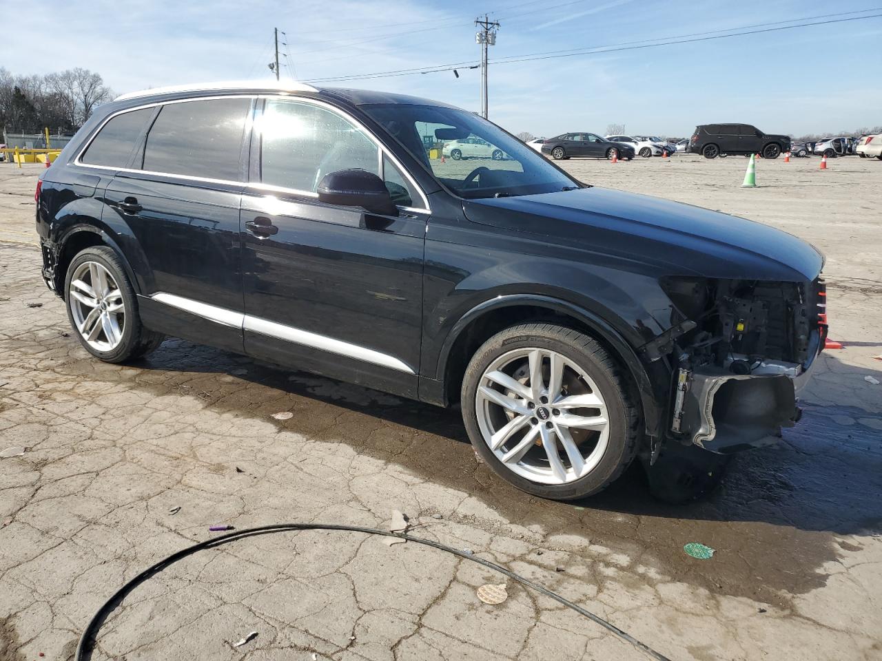 2017 Audi Q7 VIN WA1VAAF76HD016084 Copart auction photo, front end / rear end damage thumbnail 4