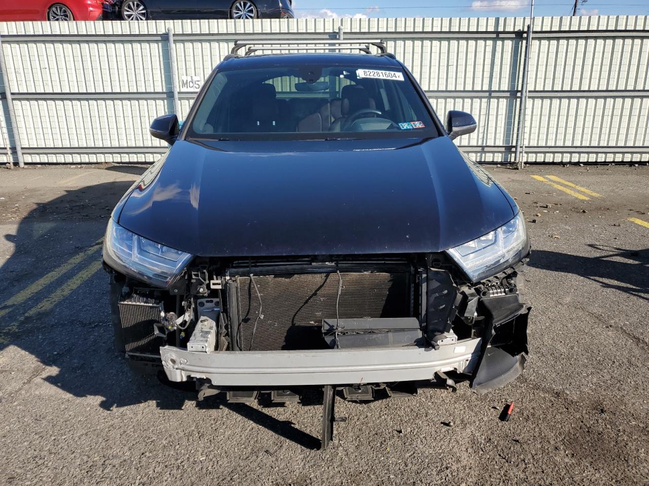 2019 Audi Q7 VIN WA1VAAF76KD048167 Copart auction photo, front end damage thumbnail 5