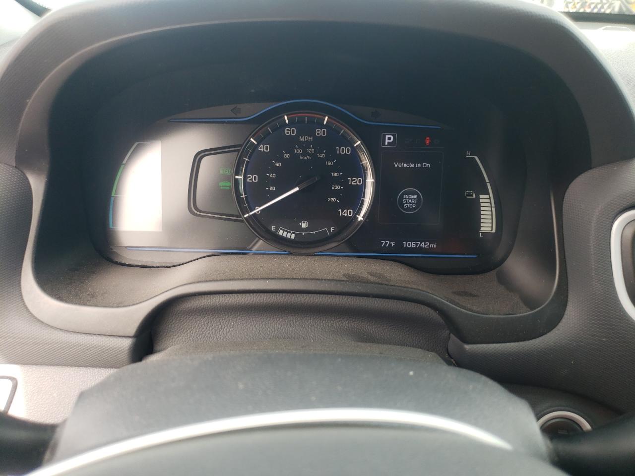 2018 Hyundai IONIQ VIN KMHC65LCXJU076605 Copart auction photo, side / rear end damage thumbnail 9