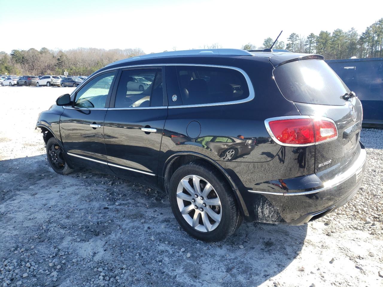 2014 Buick Enclave VIN 5GAKRCKD1EJ193567 Copart auction photo, front end / undercarriage damage thumbnail 2