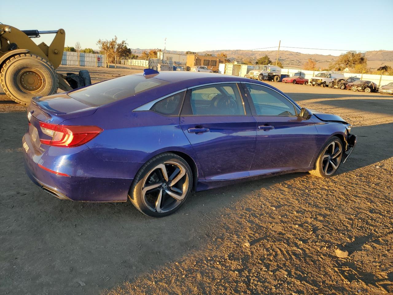 2020 Honda Accord VIN 1HGCV1F36LA049550 Copart auction photo, front end / rear end damage thumbnail 3