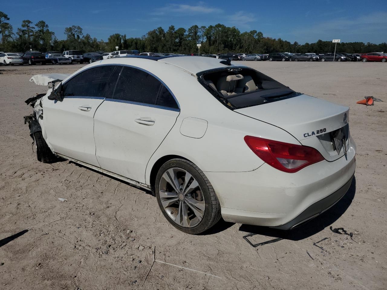 2017 Mercedes-Benz CLA-klasse VIN WDDSJ4EB1HN428168 Copart auction photo, front end damage thumbnail 2