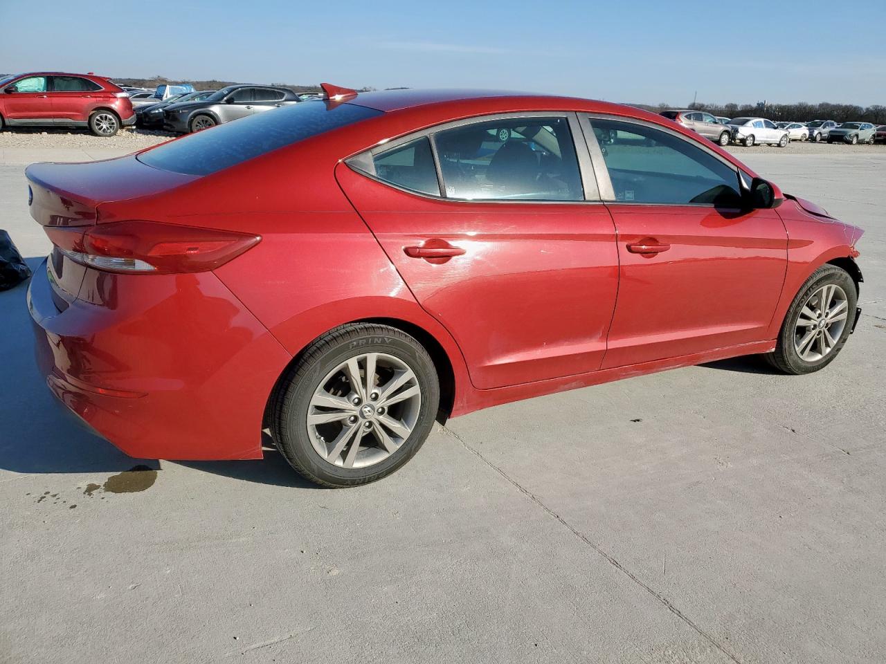2017 Hyundai Elantra VIN KMHD84LF6HU159283 Copart auction photo, front end damage thumbnail 3