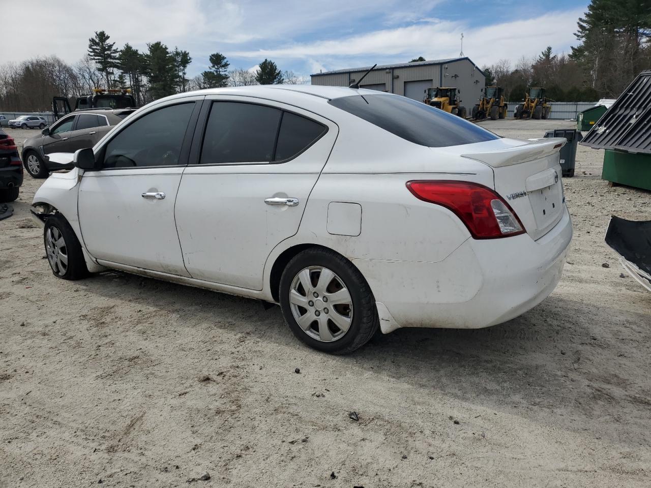 2013 Nissan Versa VIN 3N1CN7AP4DL869358 Copart auction photo, front end / minor dent/scratches damage thumbnail 2