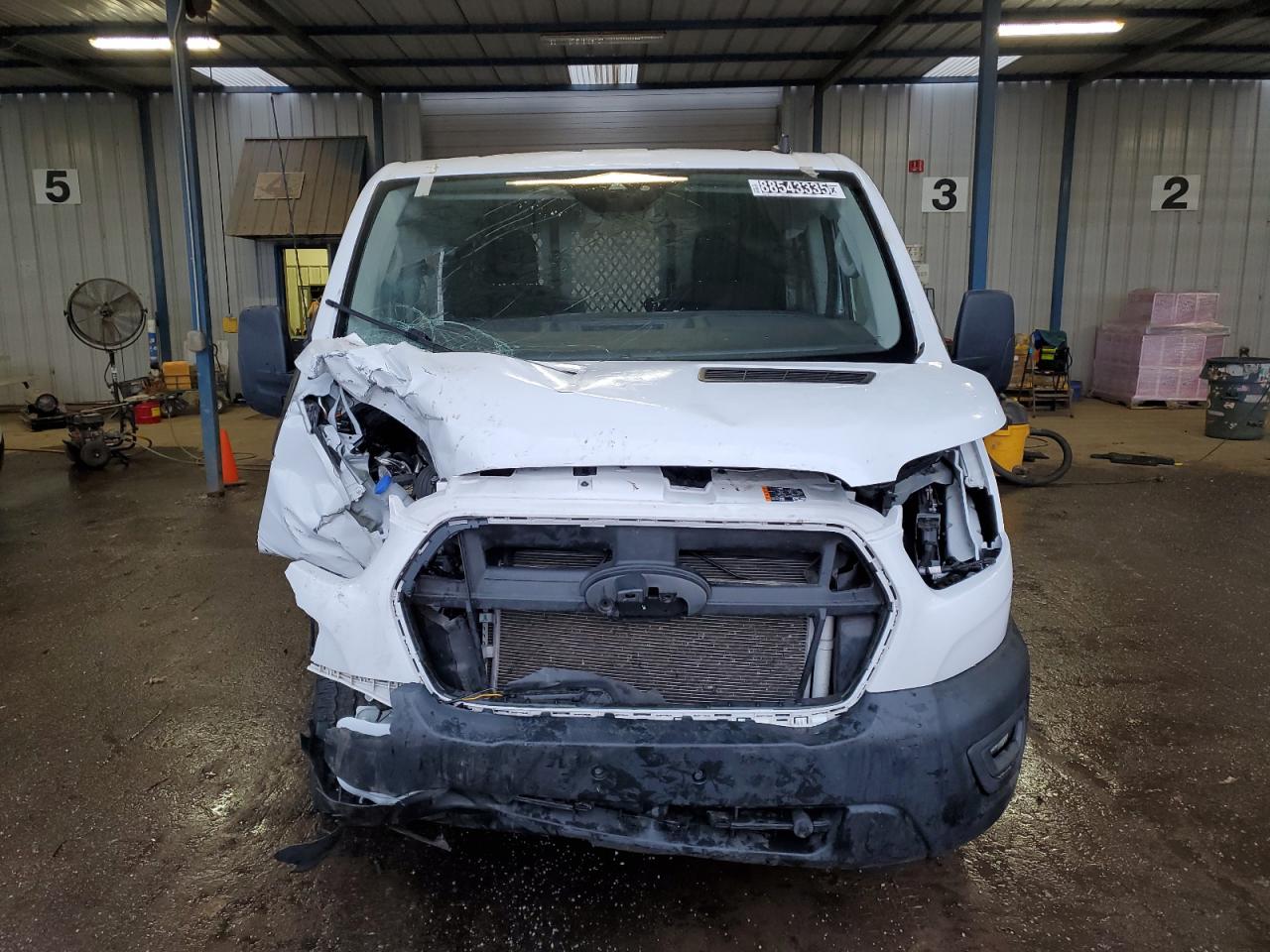 2022 Ford Transit VIN 1FTBR1Y83NKA47615 Copart auction photo, front end damage thumbnail 5