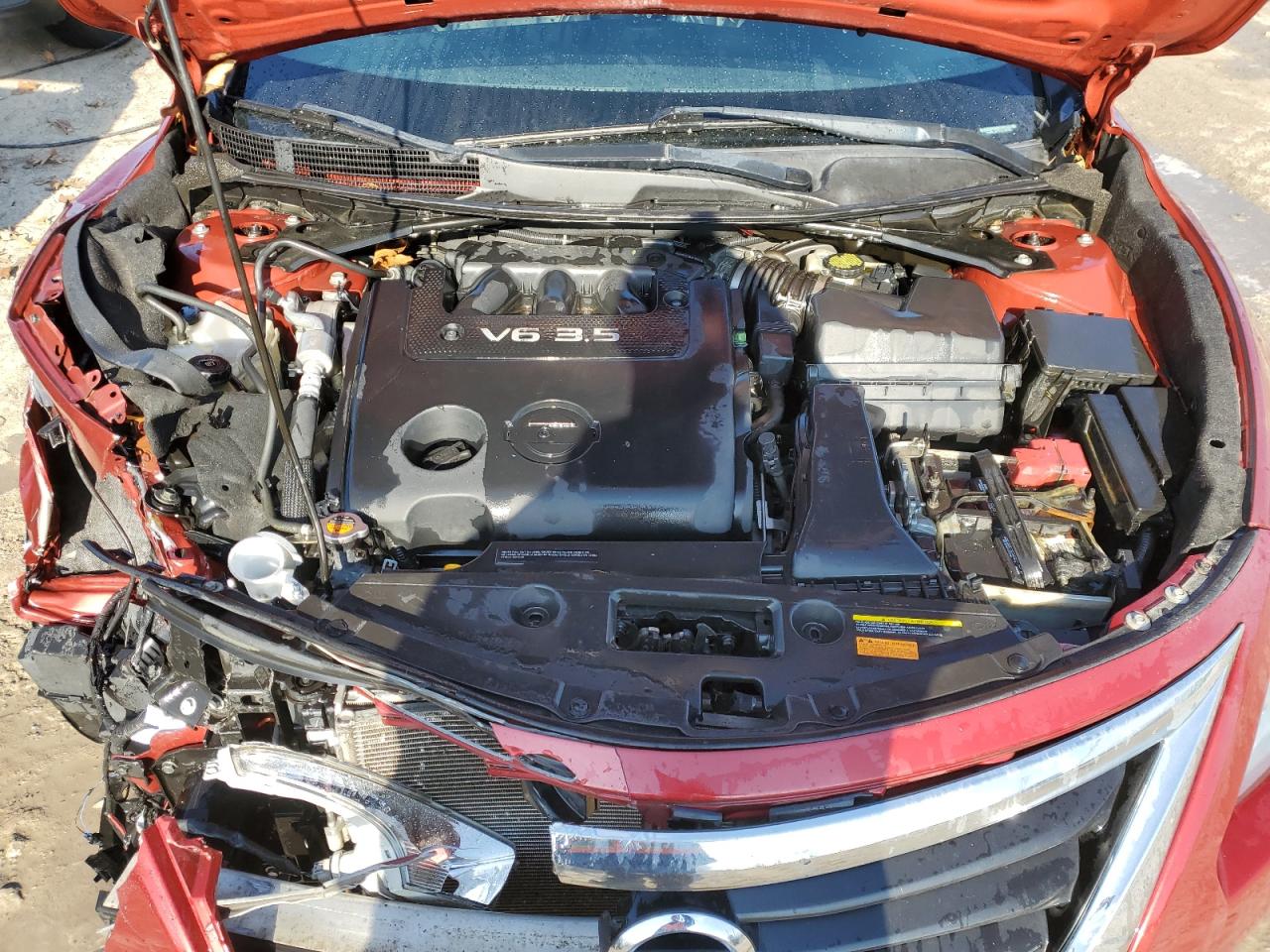 2013 Nissan Altima VIN 1N4BL3AP5DC249188 Copart auction photo, front end / side damage thumbnail 11