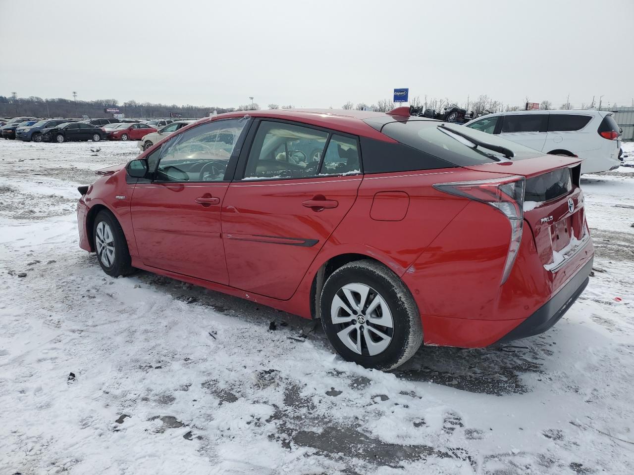 2018 Toyota Prius VIN JTDKARFU8J3055512 Copart auction photo, front end / minor dent/scratches damage thumbnail 2
