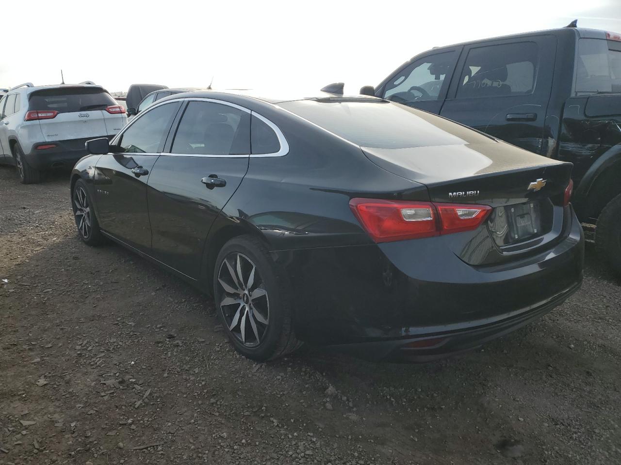 2017 Chevrolet Malibu VIN 1G1ZE5ST0HF274278 Copart auction photo, side / rear end damage thumbnail 2