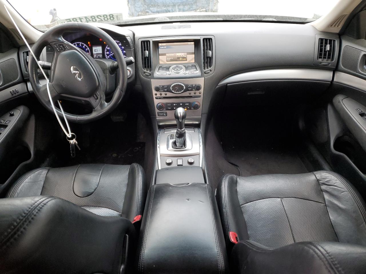2011 Infiniti G VIN JN1CV6AR7BM407164 Copart auction photo, front end damage thumbnail 8