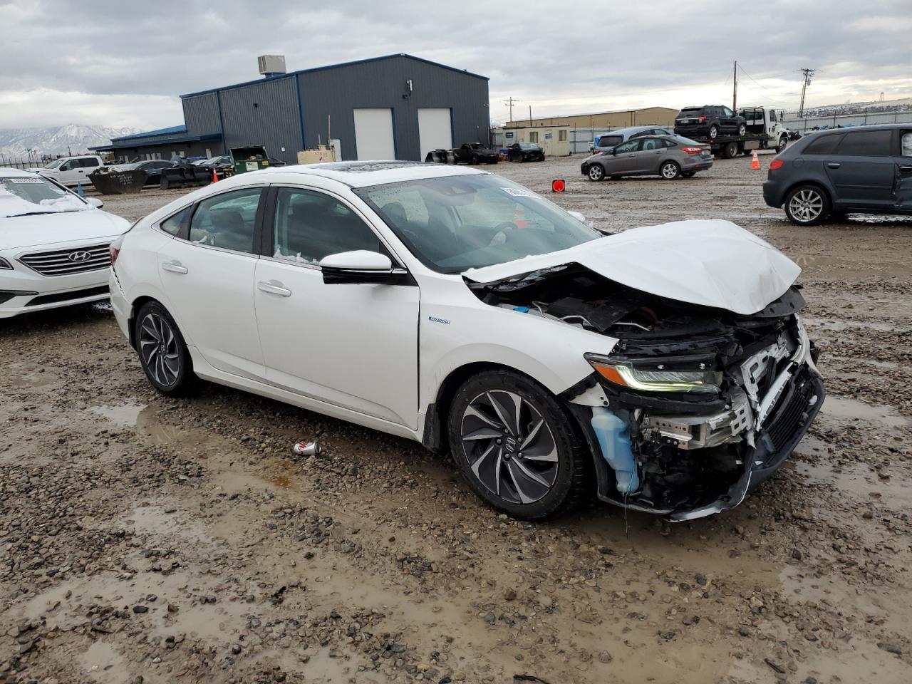 2019 Honda Insight VIN 19XZE4F9XKE008977 Copart auction photo, front end / rear end damage thumbnail 4