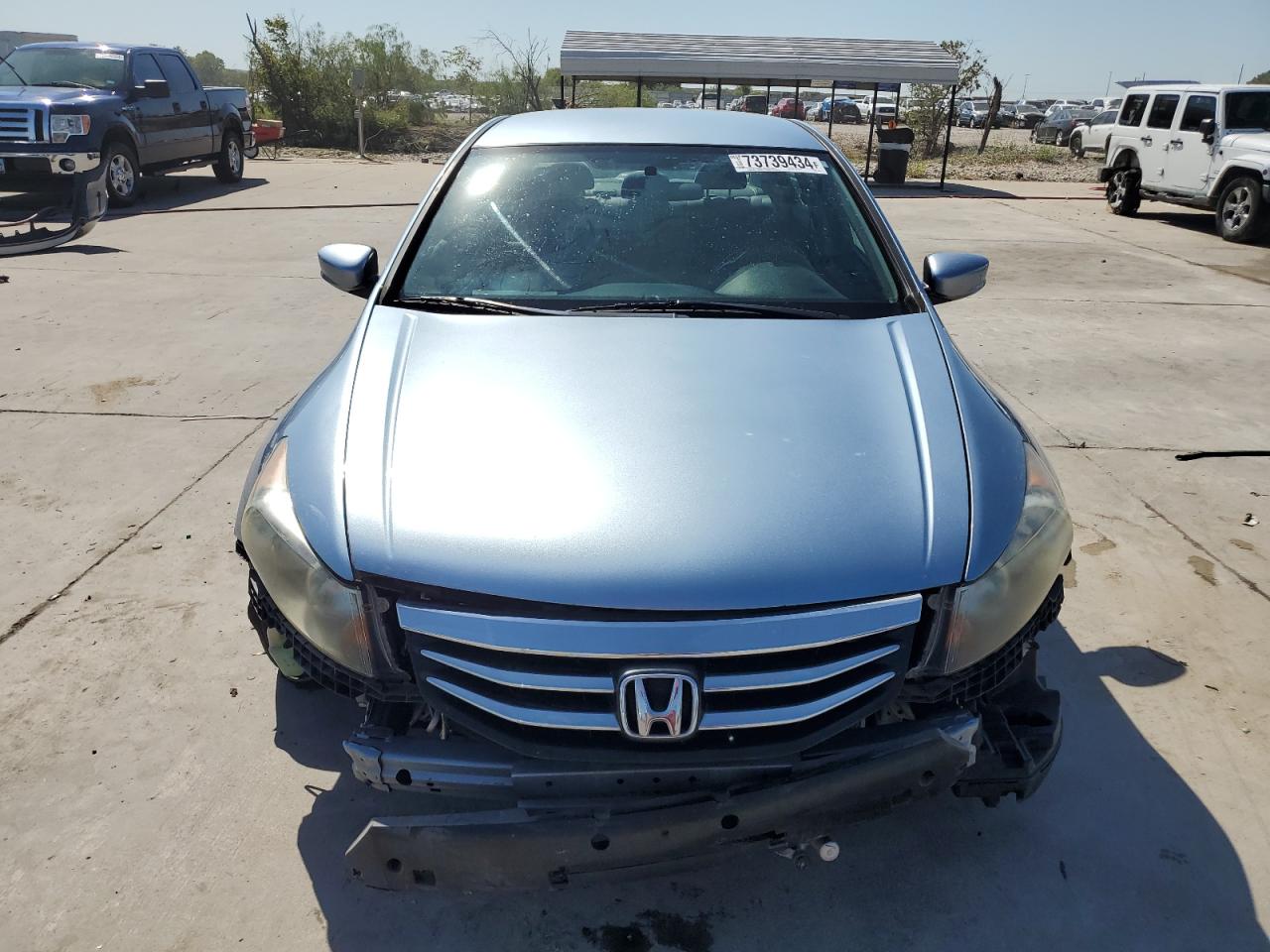 2012 Honda Accord VIN 1HGCP2F41CA117973 Copart auction photo, front end / side damage thumbnail 5