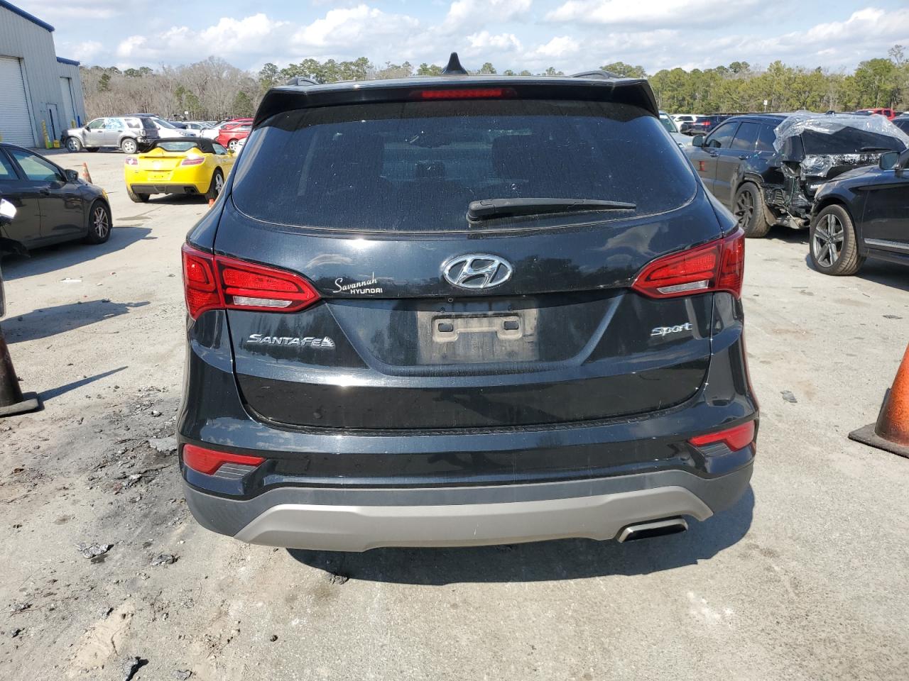 2017 Hyundai Santa Fe VIN 5NMZU3LB2HH041896 Copart auction photo, mechanical / minor dent/scratches damage thumbnail 6