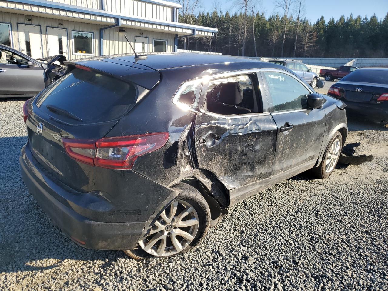 2021 Nissan Rogue VIN JN1BJ1AV3MW566360 Copart auction photo, all over / undercarriage damage thumbnail 3