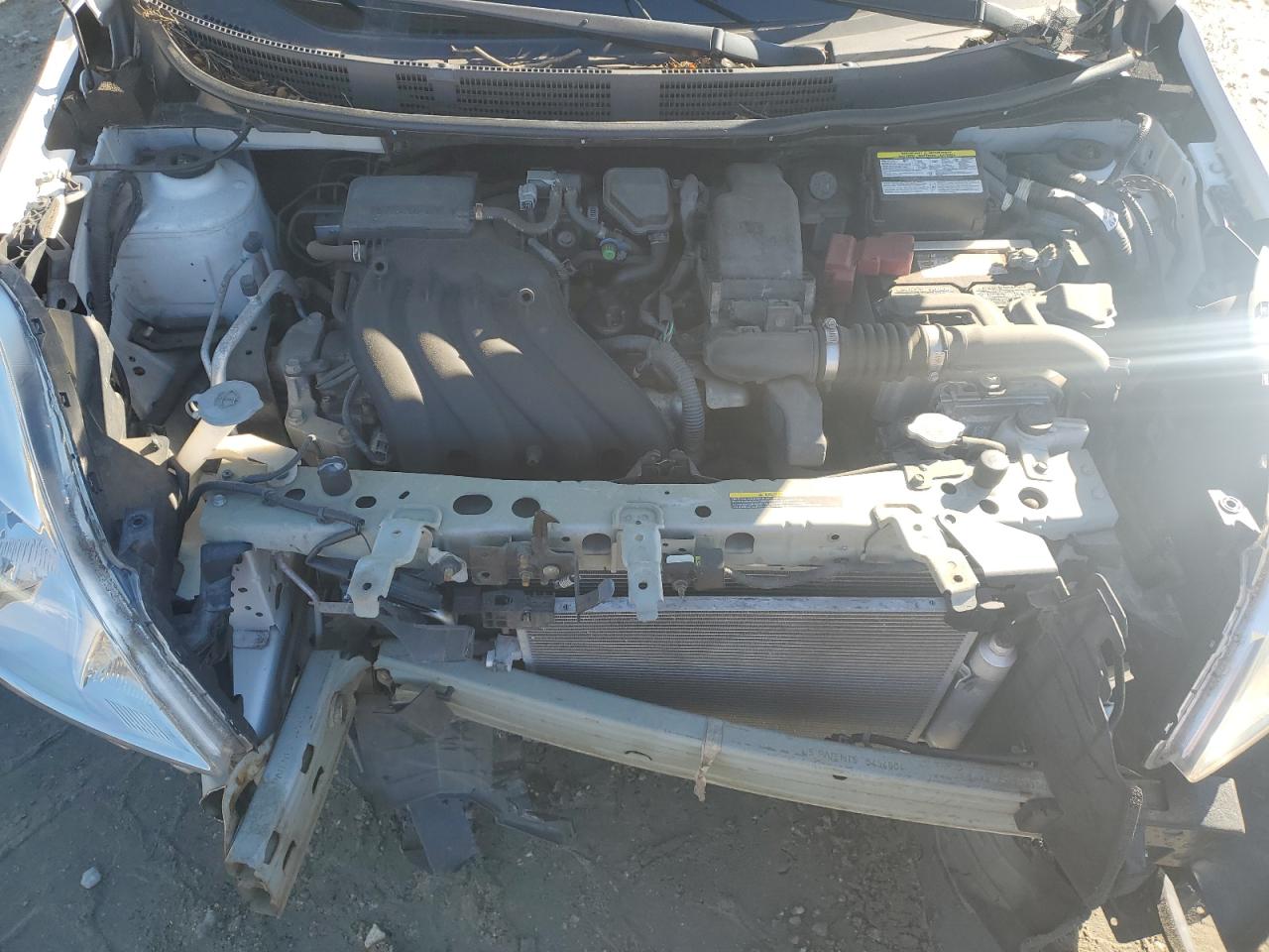 2013 Nissan Versa VIN 3N1CN7AP5DL837471 Copart auction photo, front end damage thumbnail 12