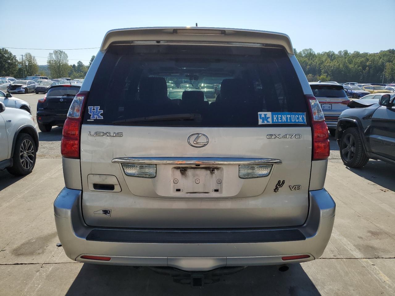 2008 Lexus GX VIN JTJBT20XX80163529 Copart auction photo, normal wear damage thumbnail 6