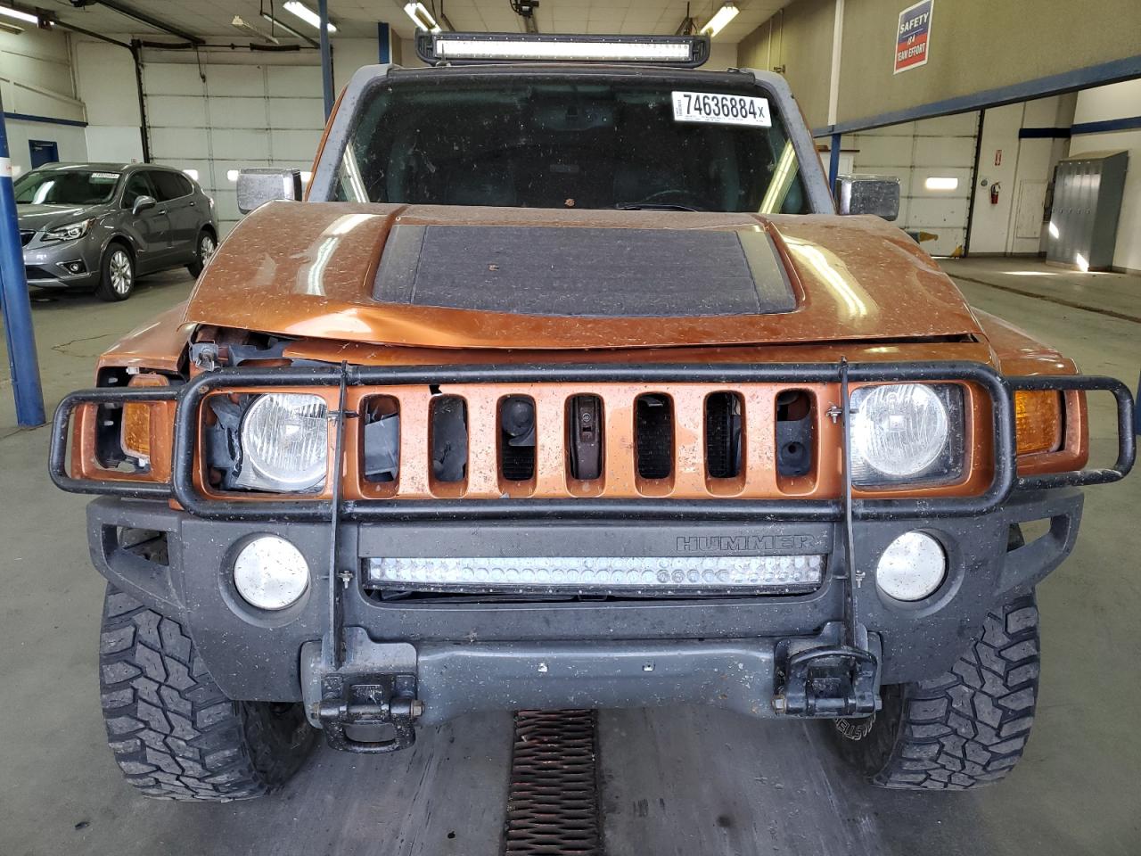 2007 Hummer H3 VIN 5GTDN13E178226908 Copart auction photo, front end damage thumbnail 5