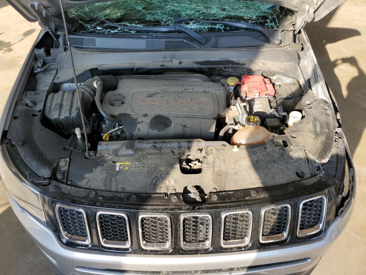 2021 Jeep Compass VIN 3C4NJDCB7MT511236 Copart auction photo, all over damage thumbnail 13