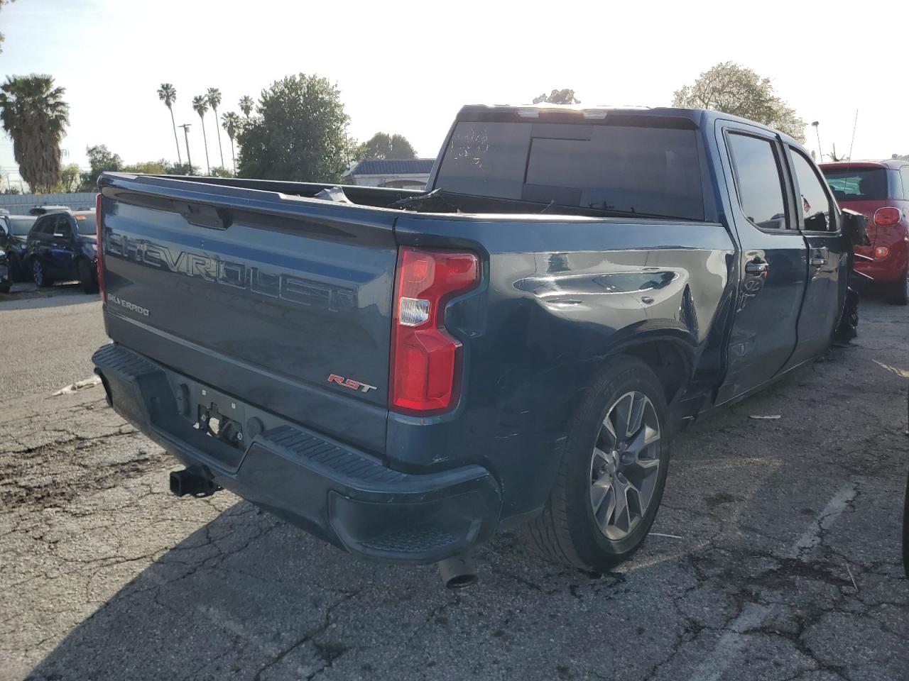 2019 Chevrolet Silverado VIN 1GCPWDED6KZ126359 Copart auction photo, all over damage thumbnail 3