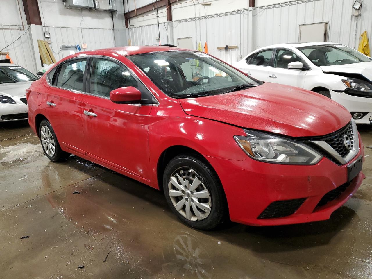 2016 Nissan Sentra VIN 3N1AB7AP2GY310415 Copart auction photo, front end / mechanical damage thumbnail 4