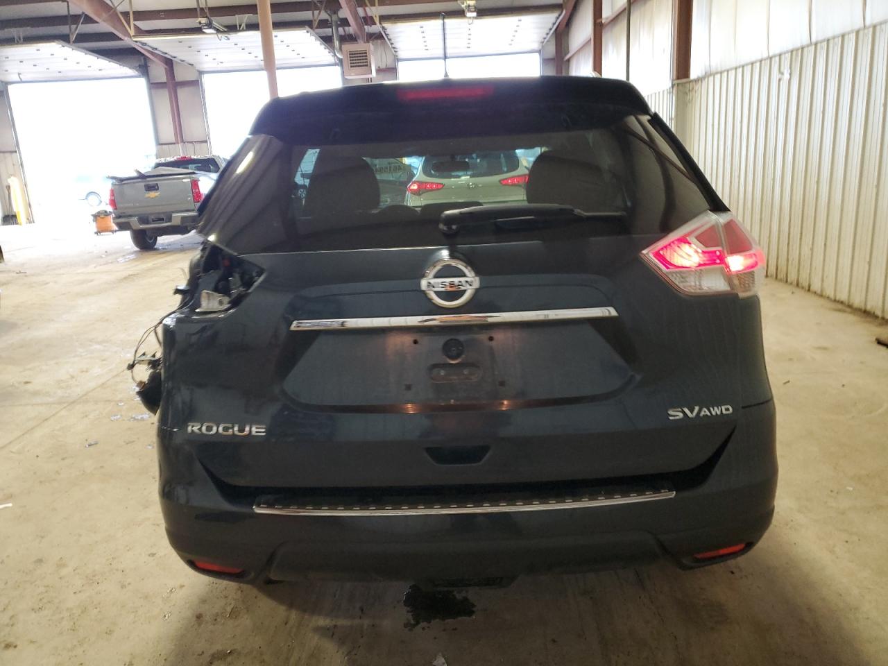 2015 Nissan Rogue VIN 5N1AT2MV2FC753416 Copart auction photo, rear end damage thumbnail 6