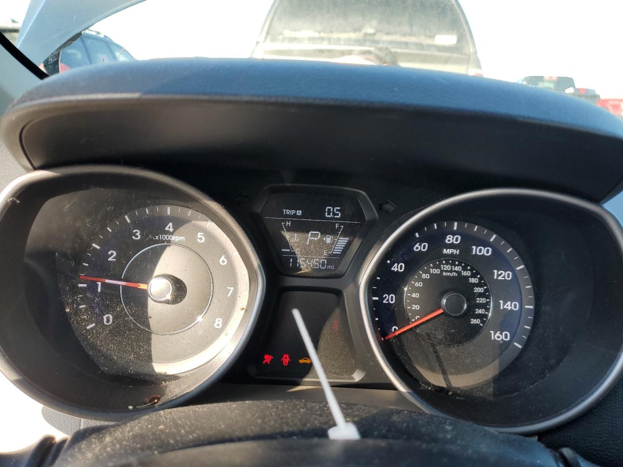 2016 Hyundai Elantra VIN 5NPDH4AE5GH720161 Copart auction photo, front end damage thumbnail 9