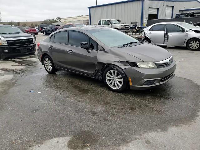 2012 Honda Civic VIN 19XFB2F81CE066596 Copart auction photo, side / front end damage thumbnail 13