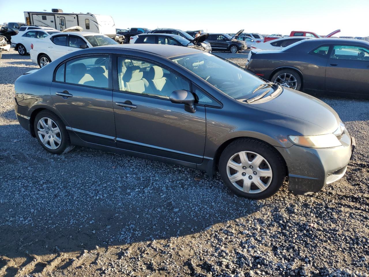 2009 Honda Civic VIN 2HGFA16559H350699 Copart auction photo, rear end / front end damage thumbnail 4