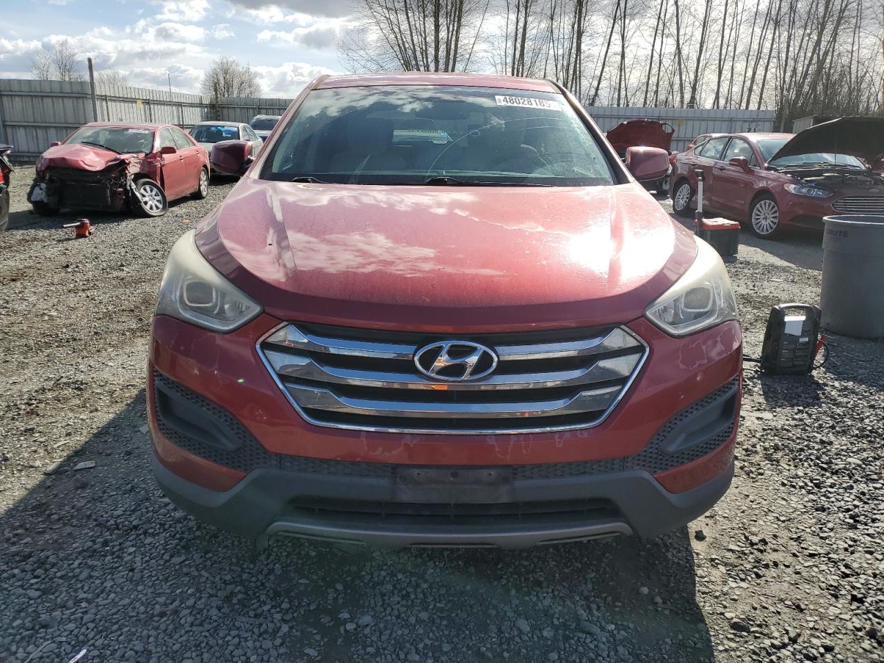 2014 Hyundai Santa Fe VIN 5XYZTDLB8EG167775 Copart auction photo, mechanical / minor dent/scratches damage thumbnail 5