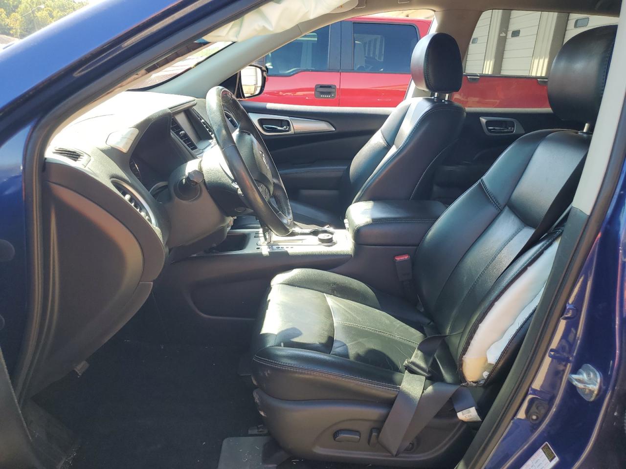 2017 Nissan Pathfinder VIN 5N1DR2MM0HC691987 Copart auction photo, front end / side damage thumbnail 7