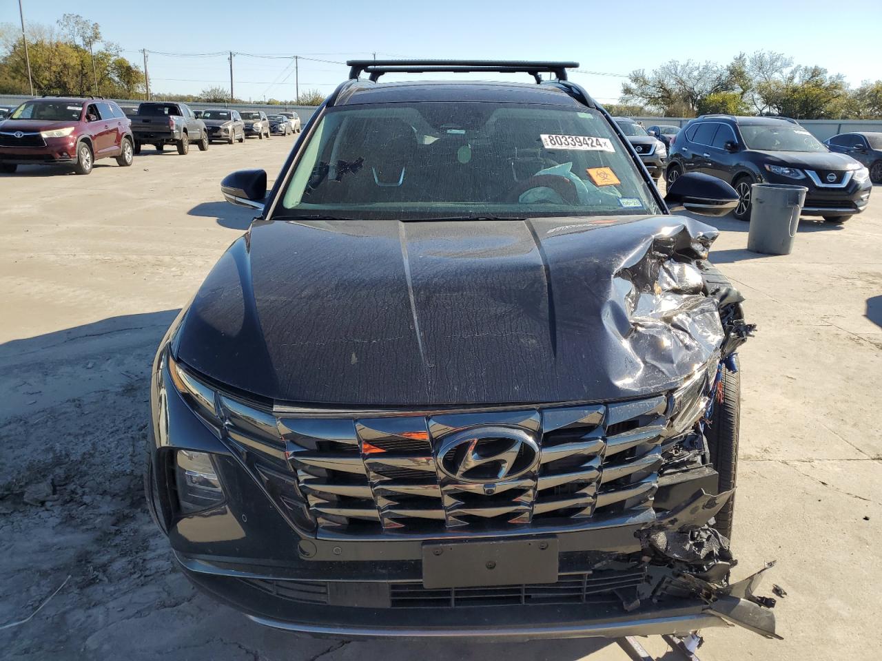 2024 Hyundai Tucson VIN KM8JECD11RU204513 Copart auction photo, front end / side damage thumbnail 5