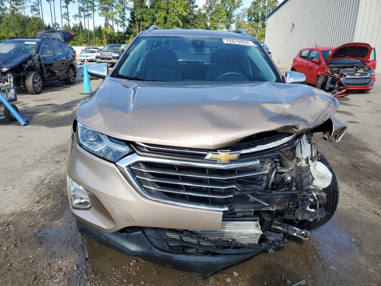 2018 Chevrolet Equinox VIN 2GNAXMEV6J6265825 Copart auction photo, front end / rear end damage thumbnail 5