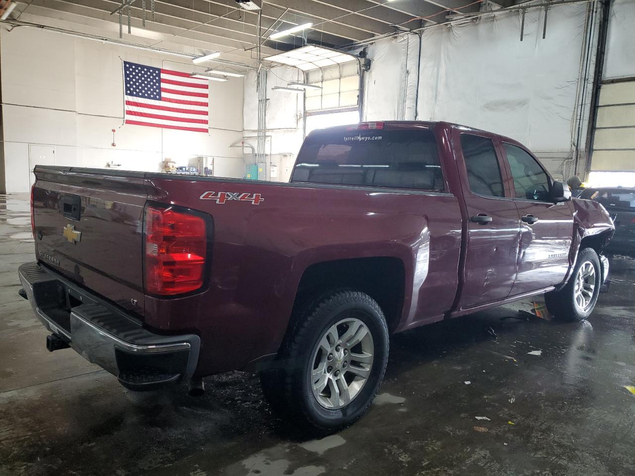 2014 Chevrolet Silverado VIN 1GCVKREH0EZ318223 Copart auction photo, front end / hail damage thumbnail 3