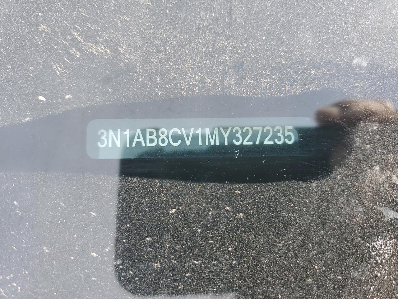 2021 Nissan Sentra VIN 3N1AB8CV1MY327235 Copart auction photo, all over damage thumbnail 14