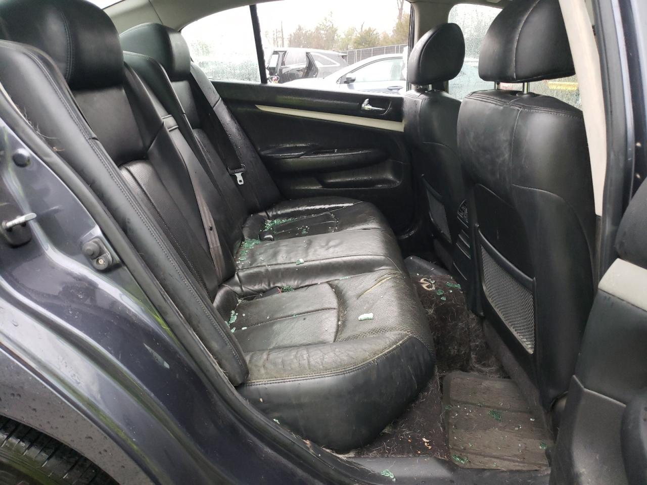 2007 Infiniti G VIN JNKBV61F87M824121 Copart auction photo, vandalism damage thumbnail 10