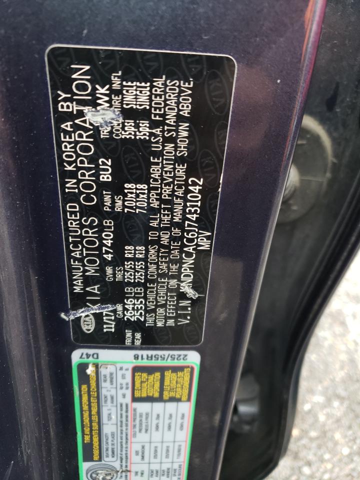 2018 KIA Sportage VIN KNDPNCAC6J7431042 Copart auction photo, minor dent/scratches damage thumbnail 13