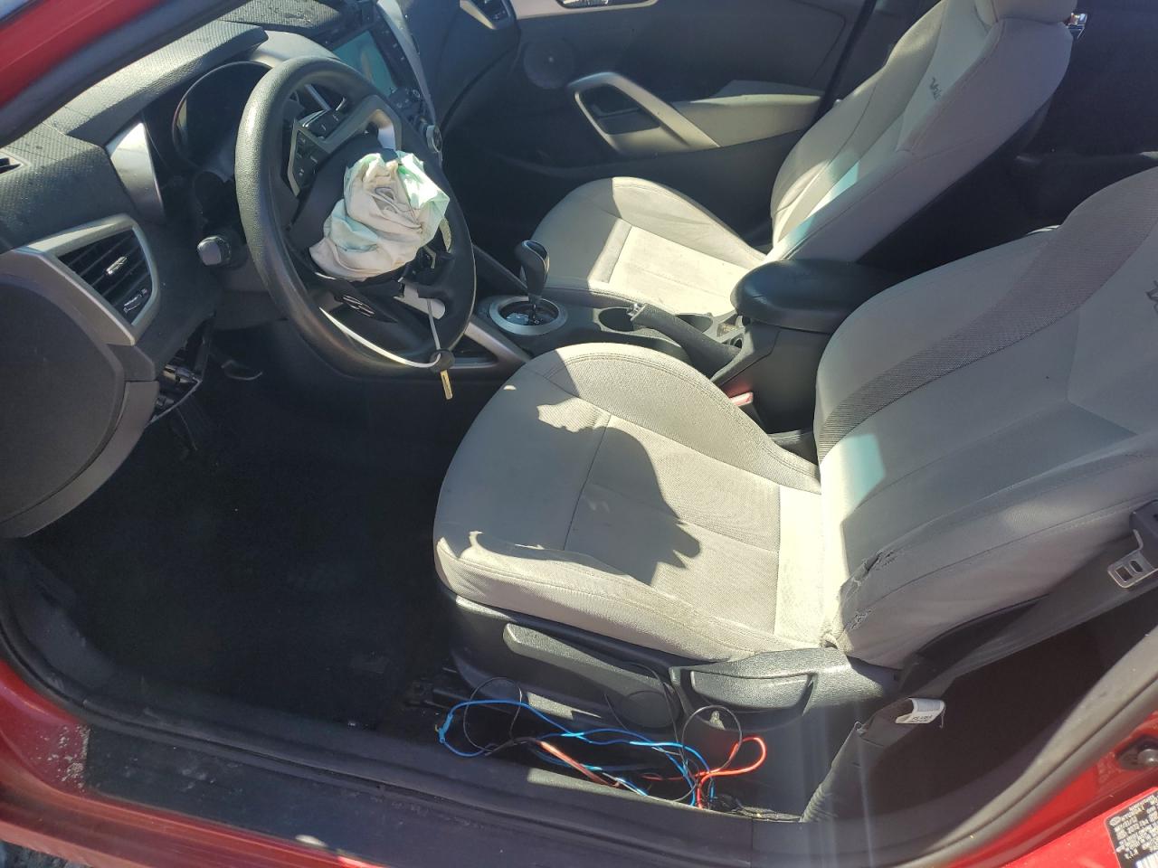 2013 Hyundai Veloster VIN KMHTC6AD1DU088558 Copart auction photo, front end damage thumbnail 7