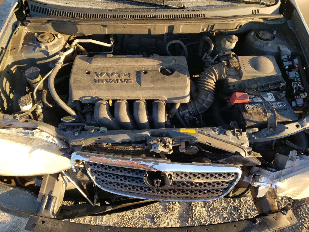 2007 Toyota Corolla VIN 2T1BR32E27C738004 Copart auction photo, front end / side damage thumbnail 12