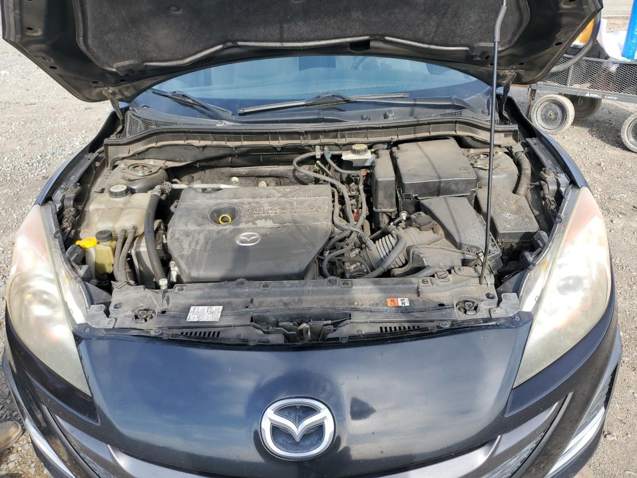 2011 Mazda 3 VIN JM1BL1K67B1473074 Copart auction photo, rear end / side damage thumbnail 11