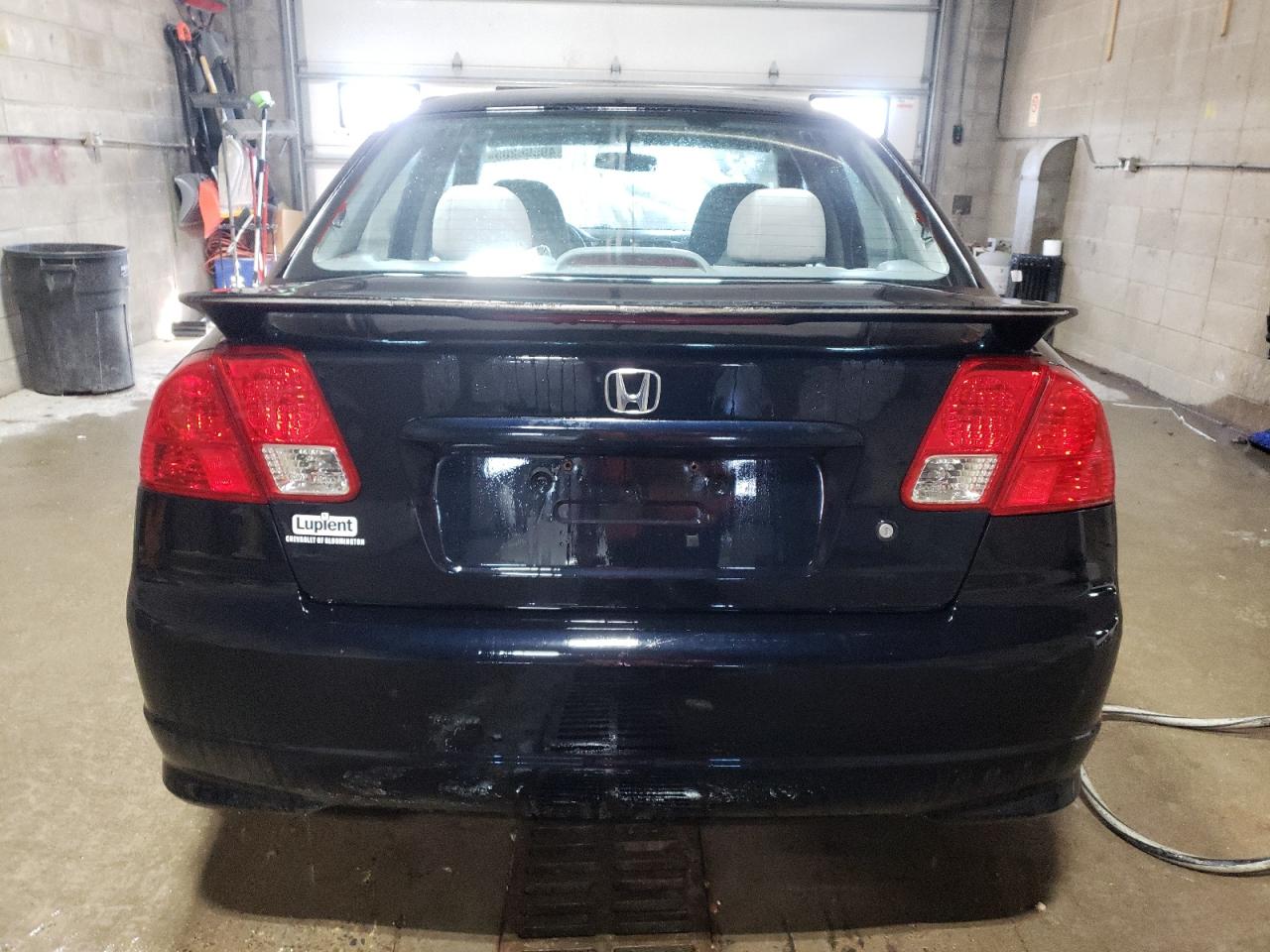 2005 Honda Civic VIN 1HGES16315L003374 Copart auction photo, minor dent/scratches damage thumbnail 6