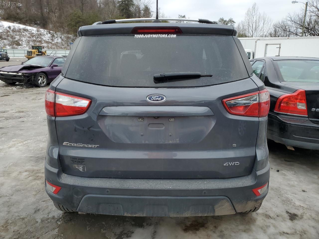 2020 Ford EcoSport VIN MAJ6S3GLXLC376025 Copart auction photo, undercarriage / front end damage thumbnail 6