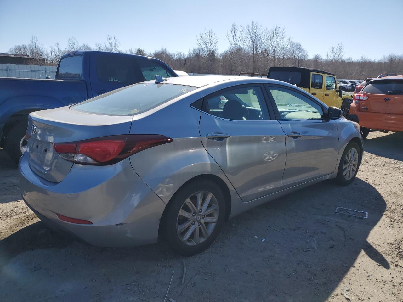 2015 Hyundai Elantra VIN 5NPDH4AE5FH560961 Copart auction photo, mechanical damage thumbnail 3