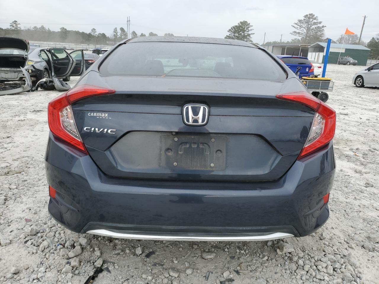2019 Honda Civic VIN 2HGFC2F60KH583386 Copart auction photo, front end / rear end damage thumbnail 6
