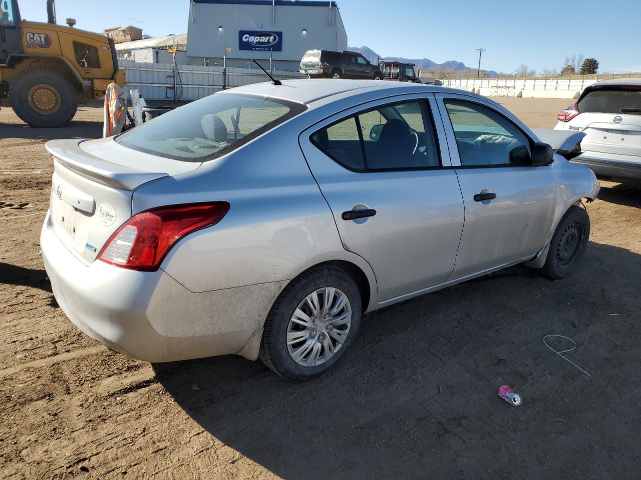 2014 Nissan Versa VIN 3N1CN7AP1EL831667 Copart auction photo, front end damage thumbnail 3