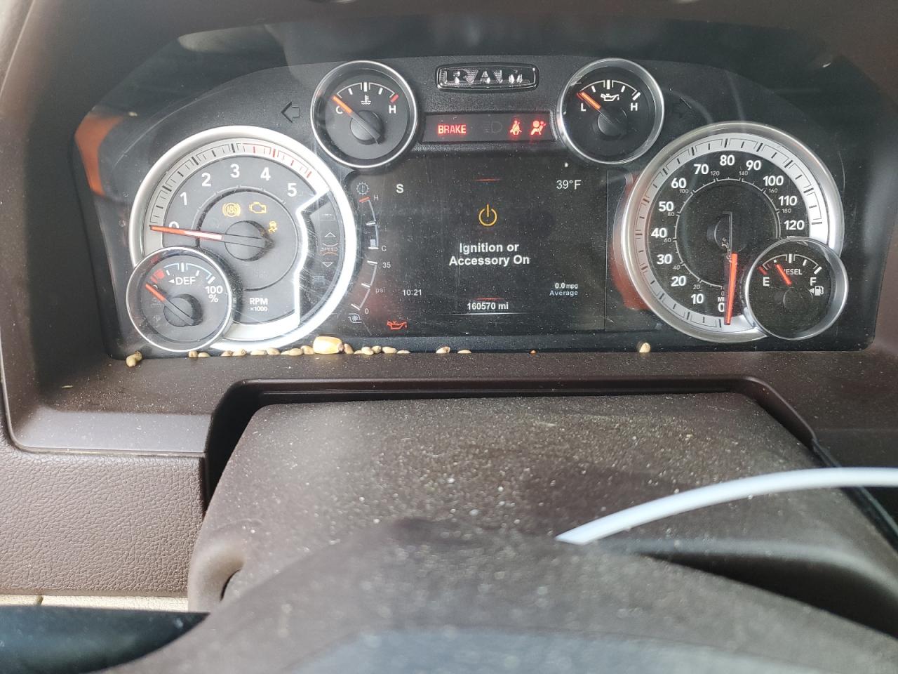2015 RAM 3500 VIN 3C63R3JL0FG535225 Copart auction photo, front end / side damage thumbnail 9