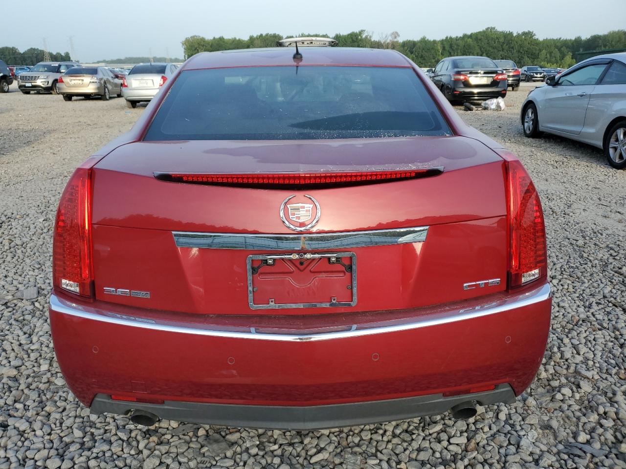 2008 Cadillac CTS VIN 1G6DR57V980193592 Copart auction photo, side / front end damage thumbnail 6