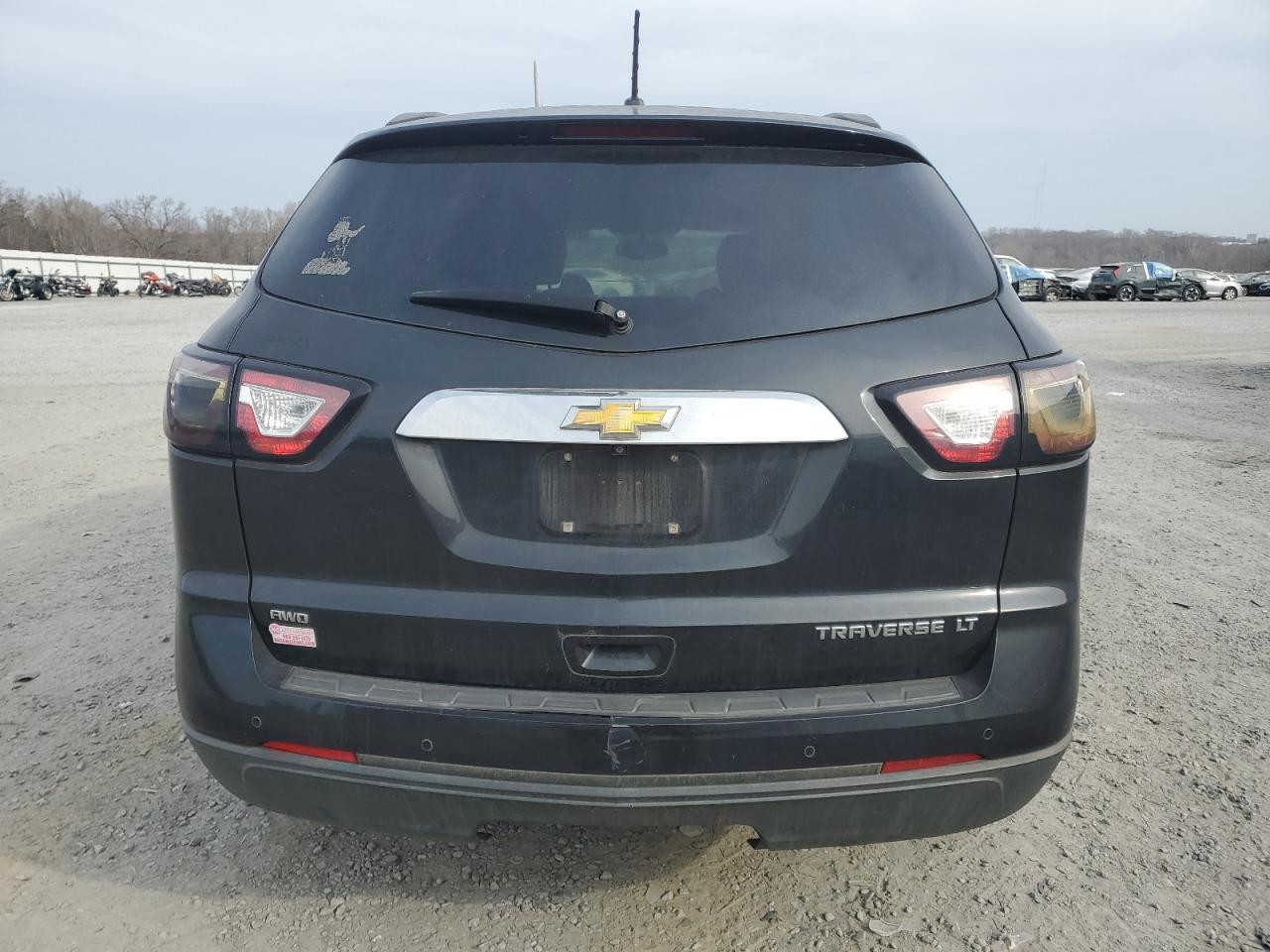 2015 Chevrolet Traverse VIN 1GNKVGKD9FJ291708 Copart auction photo, hail / rear end damage thumbnail 6