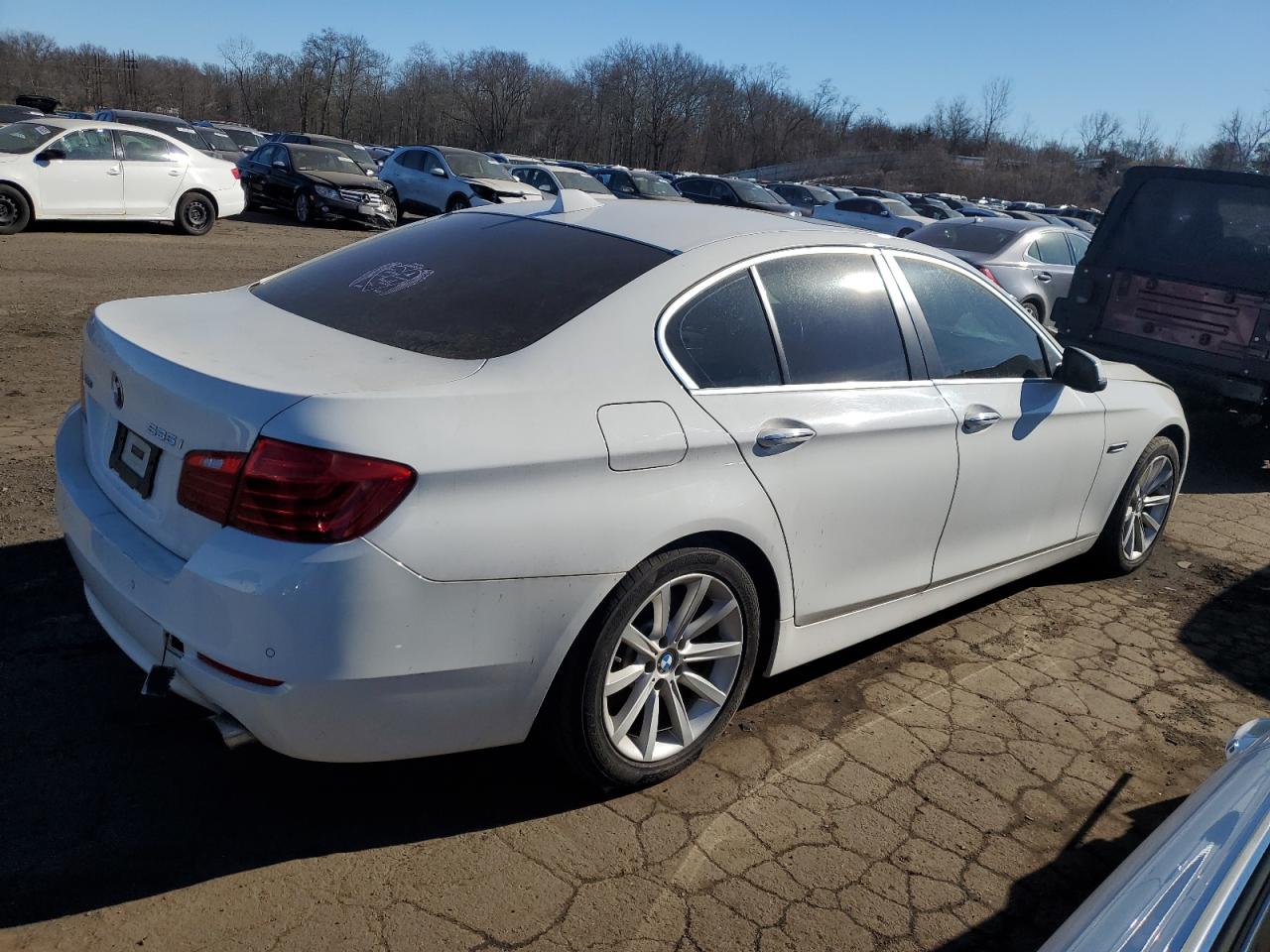 2014 BMW 5er VIN WBA5B3C55ED534147 Copart auction photo, mechanical damage thumbnail 3