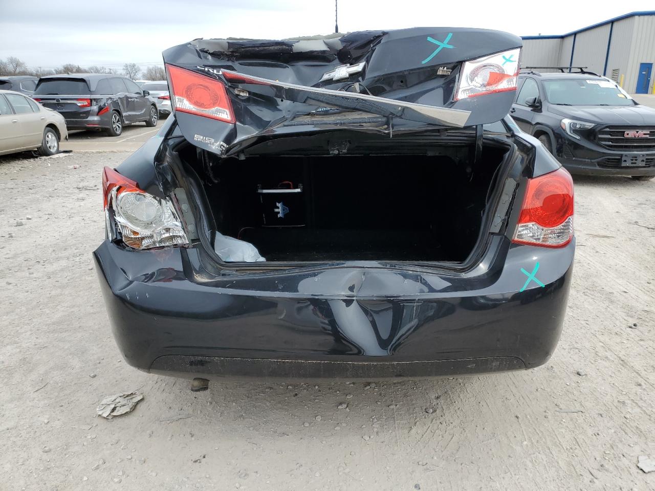 2013 Chevrolet Cruze VIN 1G1PA5SH0D7224855 Copart auction photo, rear end / minor dent/scratches damage thumbnail 6